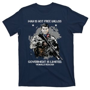 Man Is Not Free Unless Government Is Limited T-Shirt