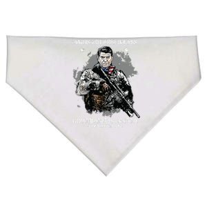 Man Is Not Free Unless Government Is Limited USA-Made Doggie Bandana