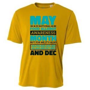 May Is National Food Allergy Awareness Month Food Allergies Gift Cooling Performance Crew T-Shirt