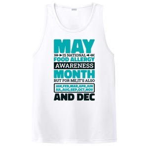 May Is National Food Allergy Awareness Month Food Allergies Gift PosiCharge Competitor Tank