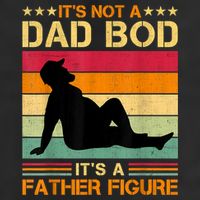 Mens It's Not A Dad Bod It's A Father Figure Father's Day Dad Bod Adult Drive Performance Visor