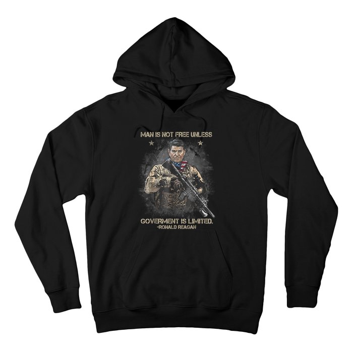 Man Is Not Free Unless Government Is Limited Hoodie