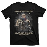 Man Is Not Free Unless Government Is Limited T-Shirt