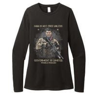 Man Is Not Free Unless Government Is Limited Womens CVC Long Sleeve Shirt