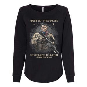 Man Is Not Free Unless Government Is Limited Womens California Wash Sweatshirt