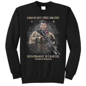 Man Is Not Free Unless Government Is Limited Tall Sweatshirt