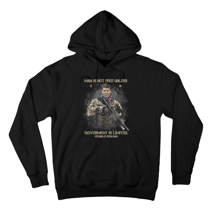 Man Is Not Free Unless Government Is Limited Tall Hoodie