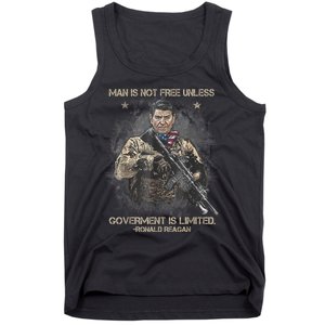 Man Is Not Free Unless Government Is Limited Tank Top