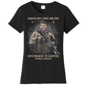 Man Is Not Free Unless Government Is Limited Women's T-Shirt