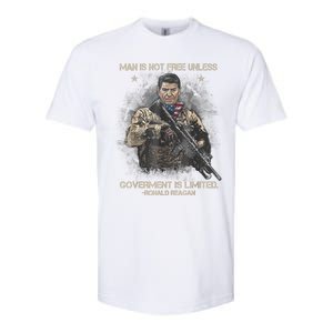 Man Is Not Free Unless Government Is Limited Softstyle CVC T-Shirt