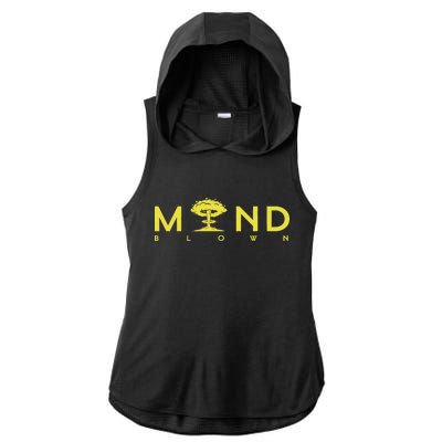 Mind Blown Ladies PosiCharge Tri-Blend Wicking Draft Hoodie Tank