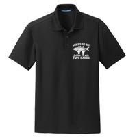 Mine's So Big I Have To Use Two Hands Fishing Dry Zone Grid Polo