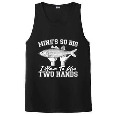 Mine's So Big I Have To Use Two Hands Fishing PosiCharge Competitor Tank