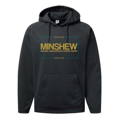 Minshew Making Jacksonville Great Again Performance Fleece Hoodie