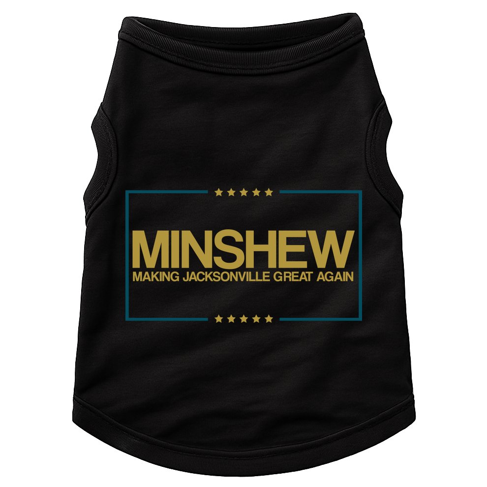 Minshew Making Jacksonville Great Again Doggie Tank