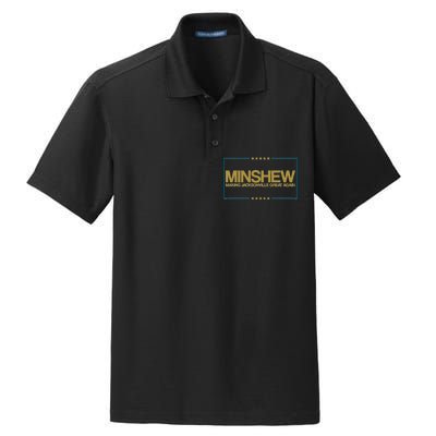 Minshew Making Jacksonville Great Again Dry Zone Grid Polo