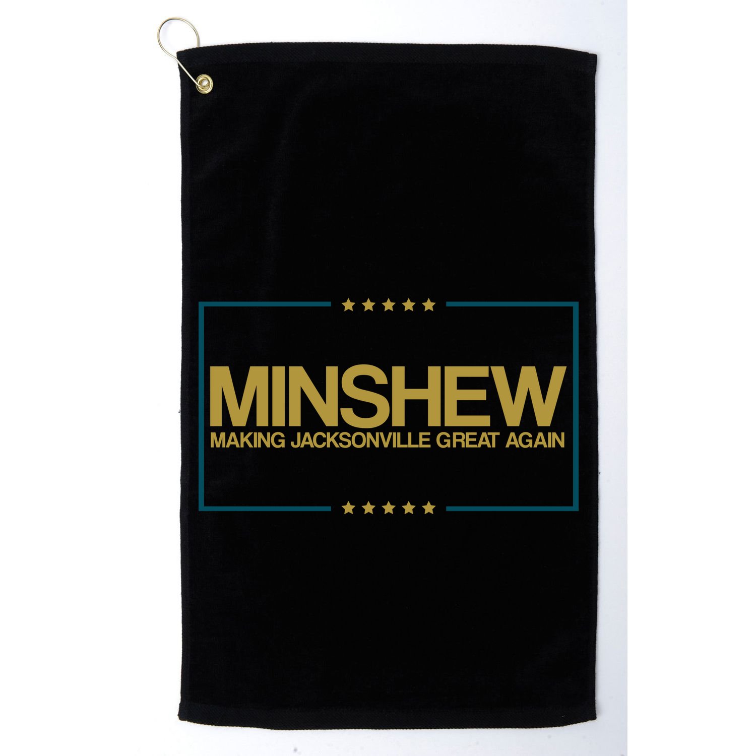 Minshew Making Jacksonville Great Again Golf Towel