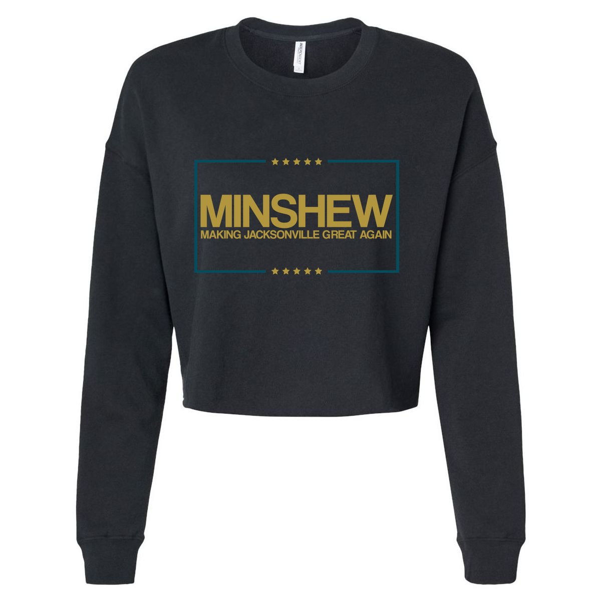 Minshew Making Jacksonville Great Again Cropped Pullover Crew