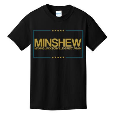 Minshew Making Jacksonville Great Again Kids T-Shirt