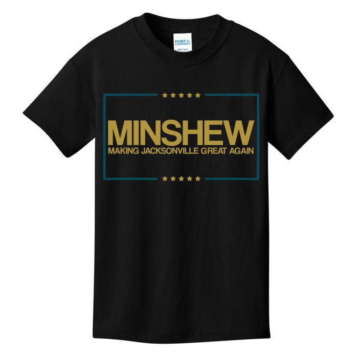 Minshew Making Jacksonville Great Again Kids T-Shirt