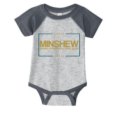 Minshew Making Jacksonville Great Again Infant Baby Jersey Bodysuit