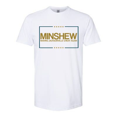 Minshew Making Jacksonville Great Again Softstyle CVC T-Shirt