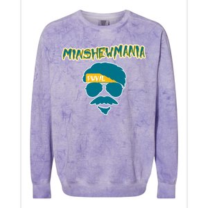 Minshew Mania Jacksonville QB Duval Colorblast Crewneck Sweatshirt