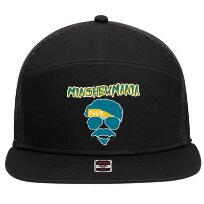 Minshew Mania Jacksonville QB Duval 7 Panel Mesh Trucker Snapback Hat