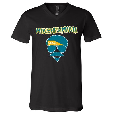 Minshew Mania Jacksonville QB Duval V-Neck T-Shirt