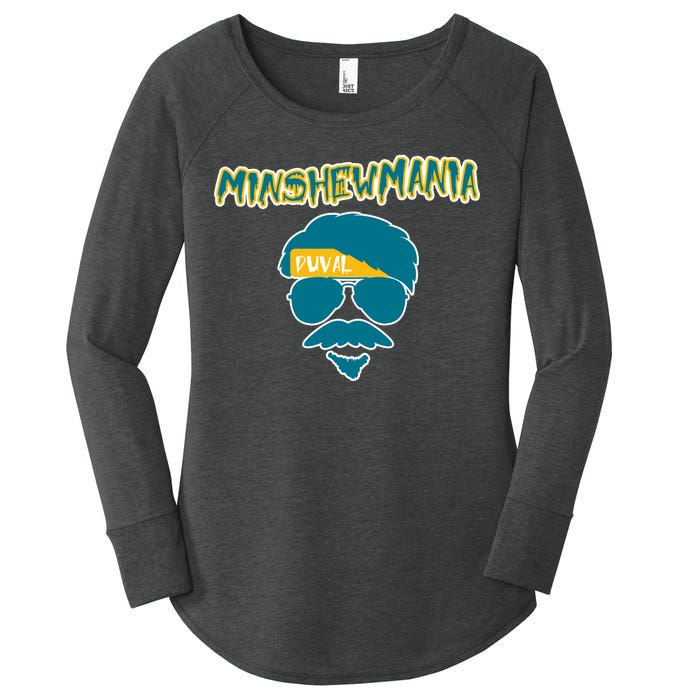 Minshew Mania Jacksonville QB Duval Women's Perfect Tri Tunic Long Sleeve Shirt