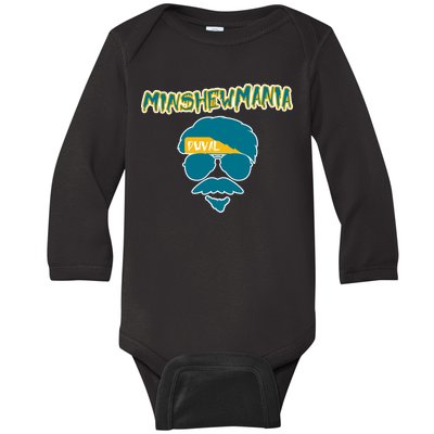 Minshew Mania Jacksonville QB Duval Baby Long Sleeve Bodysuit