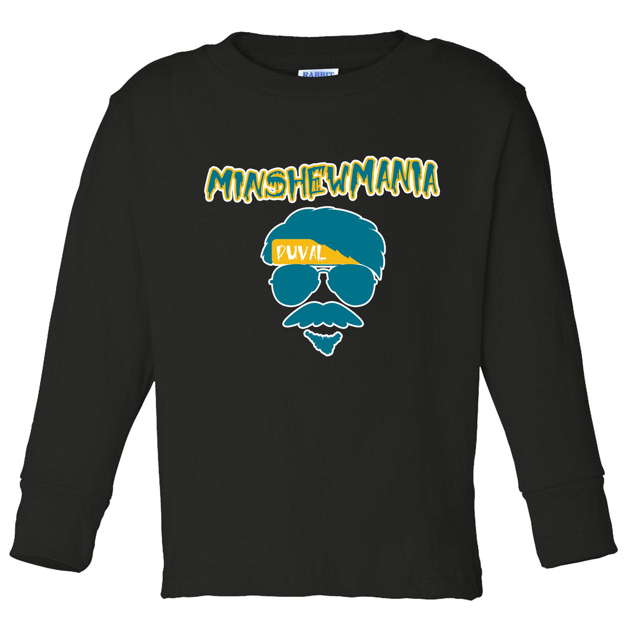 Minshew Mania Jacksonville QB Duval Toddler Long Sleeve Shirt