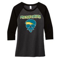 Minshew Mania Jacksonville QB Duval Women's Tri-Blend 3/4-Sleeve Raglan Shirt