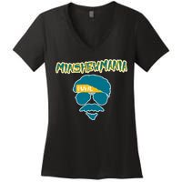 Minshew Mania Jacksonville QB Duval Women's V-Neck T-Shirt