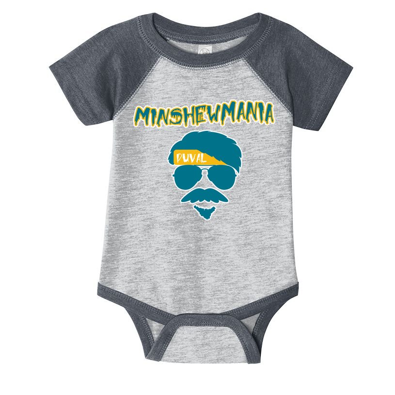 Minshew Mania Jacksonville QB Duval Infant Baby Jersey Bodysuit