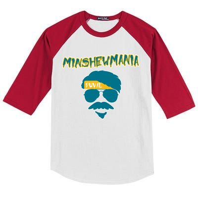 Minshew Mania Jacksonville QB Duval Kids Colorblock Raglan Jersey