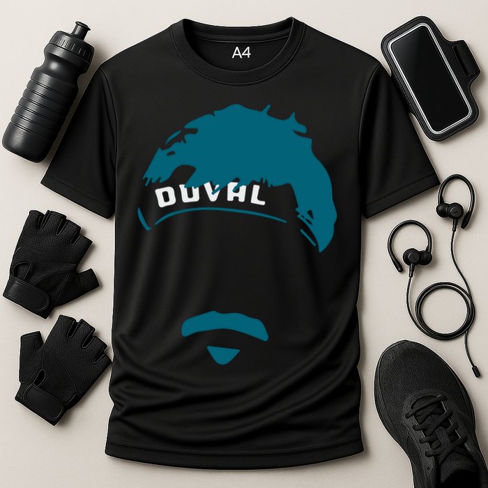 Minshew Mustache Mania Duval Cooling Performance Crew T-Shirt