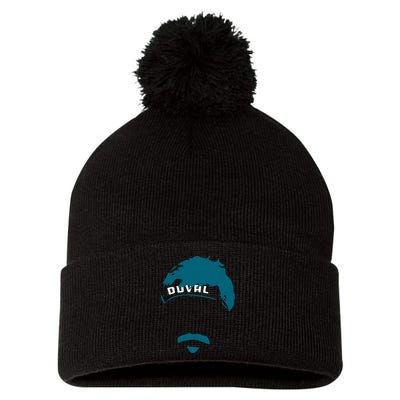 Minshew Mustache Mania Duval Pom Pom 12in Knit Beanie