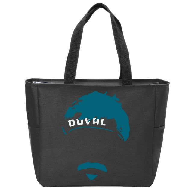 Minshew Mustache Mania Duval Zip Tote Bag