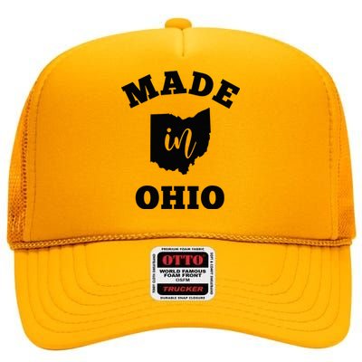 Made In Ohio High Crown Mesh Back Trucker Hat