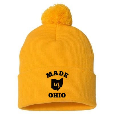 Made In Ohio Pom Pom 12in Knit Beanie