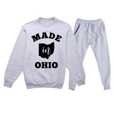 Made In Ohio Premium Crewneck Sweatsuit Set