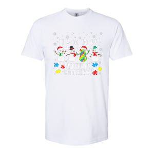 Motivational It's Ok To Be Different Autism Awareness, Christmas Autism Puzzles Softstyle CVC T-Shirt