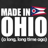 Made In Ohio A Long Long Time Ago Golf Towel