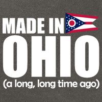 Made In Ohio A Long Long Time Ago Cotton Canvas Backpack
