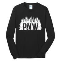 Mountains Idaho Oregon Washington Great Gift Pnw Pacific Northwest Tall Long Sleeve T-Shirt