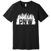 Mountains Idaho Oregon Washington Great Gift Pnw Pacific Northwest Premium T-Shirt