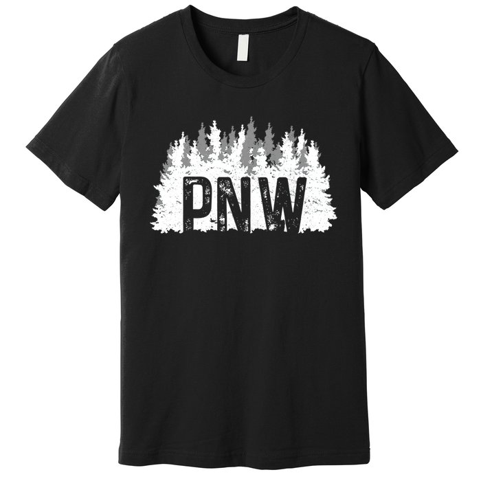 Mountains Idaho Oregon Washington Great Gift Pnw Pacific Northwest Premium T-Shirt