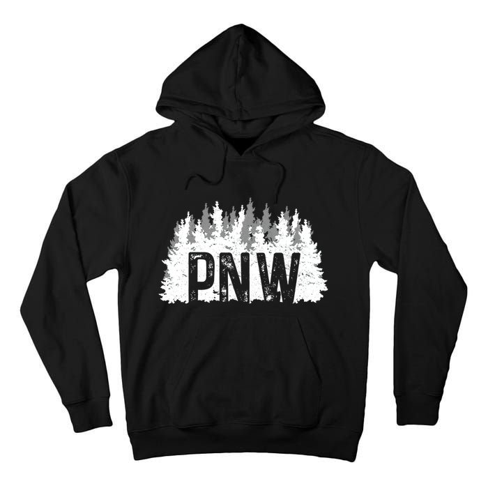 Mountains Idaho Oregon Washington Great Gift Pnw Pacific Northwest Tall Hoodie