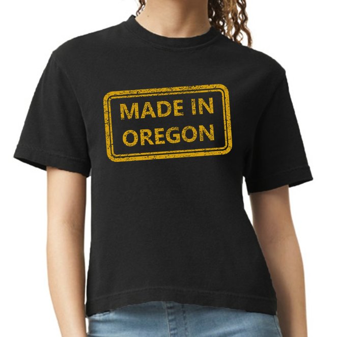 Made In Oregon Comfort Colors Boxy T-Shirt